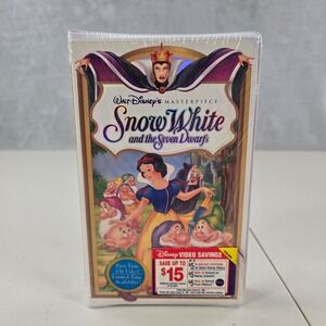 Walt Disneys Snow White And The Seven Dwarfs 1994 VHS 1st Release NEW Sealed